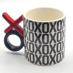 Pier 1 Imports Mug XOXO Coffee Cup Dolomite